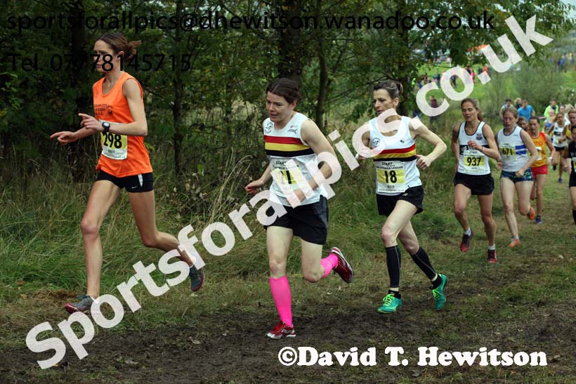 Senior womens Start Fitness North Eastern Harrier League, Tanfield, County Durham. Photo: David T. Hewitson/Sports for All Pics